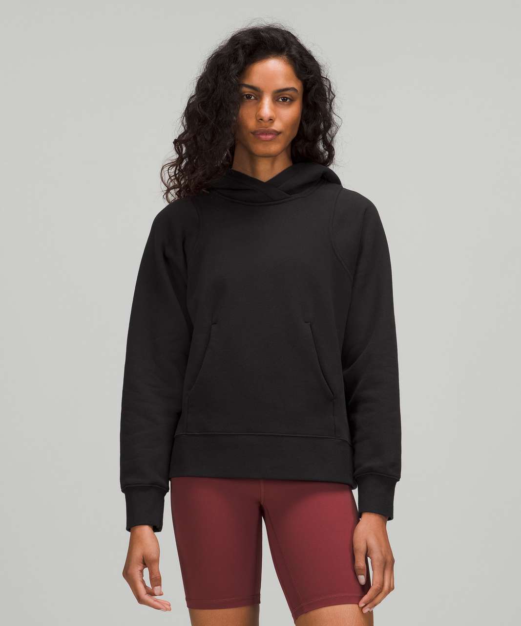 Lululemon LA Back in Action Hoodie - Black - lulu fanatics