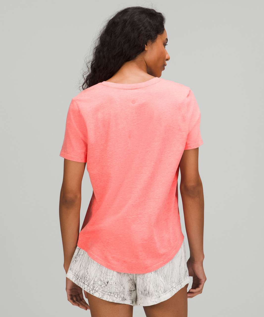 Lululemon Love V-Neck T-Shirt - Heathered Raspberry Cream