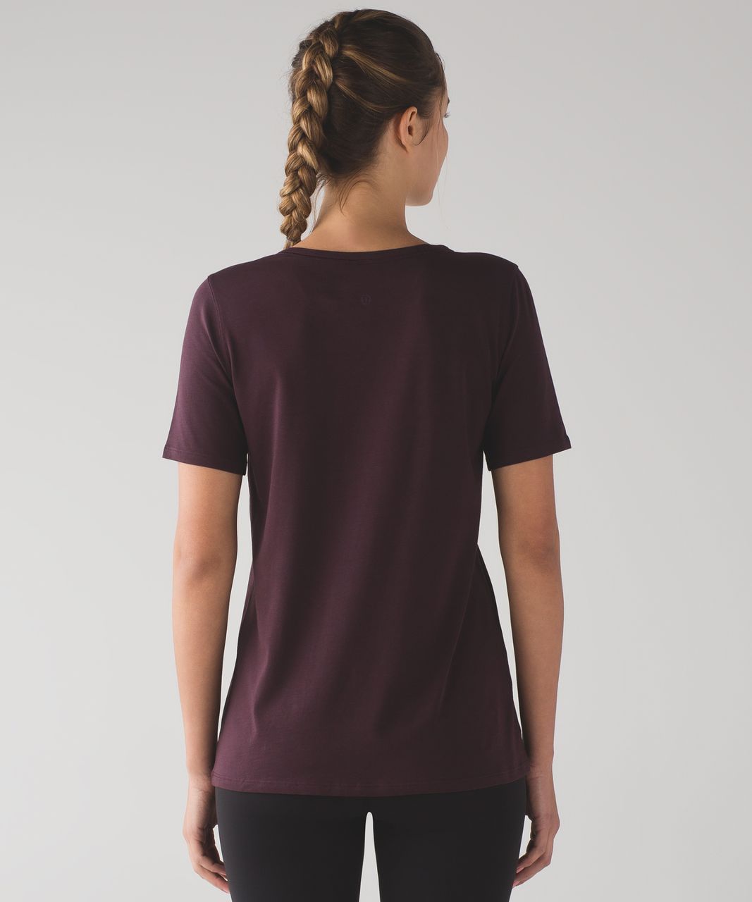 Lululemon Love Tee Crew II - Black Cherry