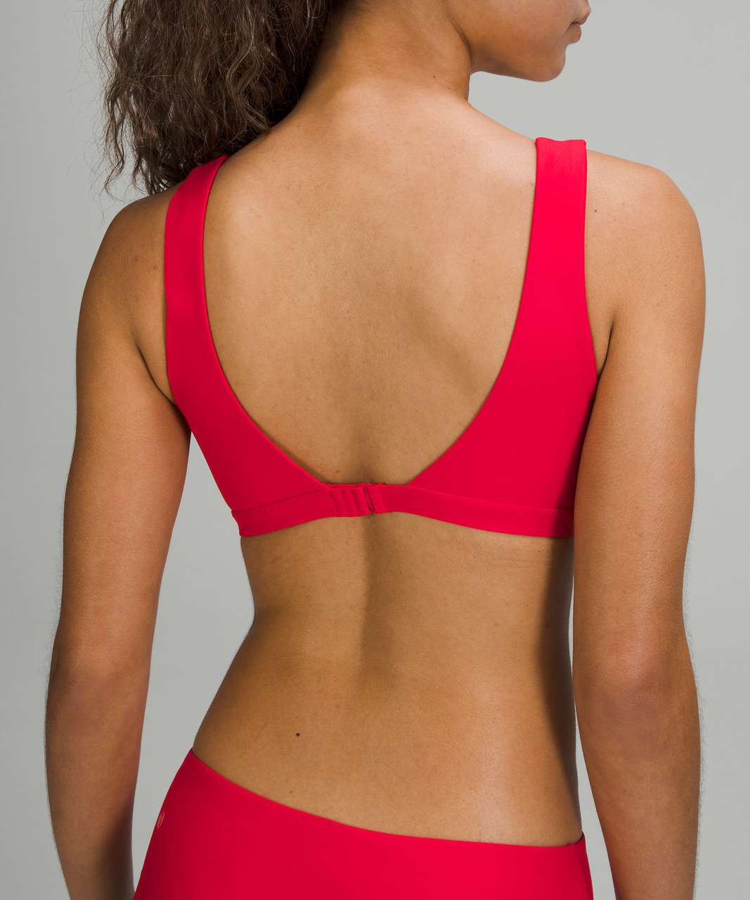 Lululemon Waterside V Swim Top *C/D Cup - True Red