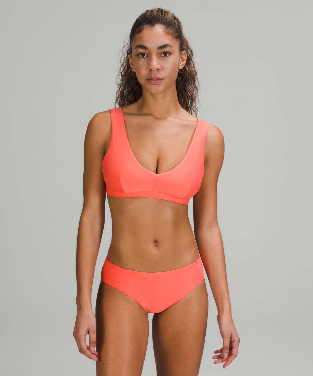 Lululemon Waterside V Swim Top *C/D Cup - Raspberry Cream