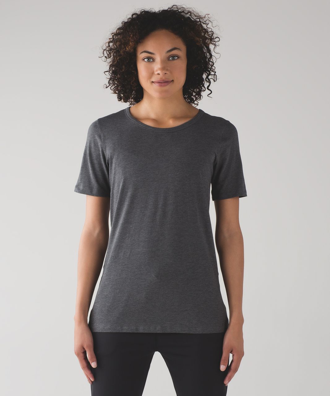 Lululemon Love Tee Crew II - Heathered Pitch Grey