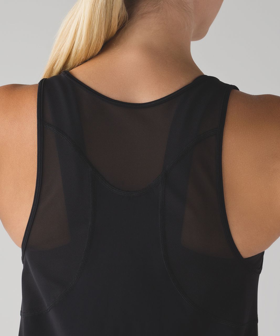 Lululemon Black Mesh Open Back Sculpt Tank NWT- Size 4 – The Saved  Collection