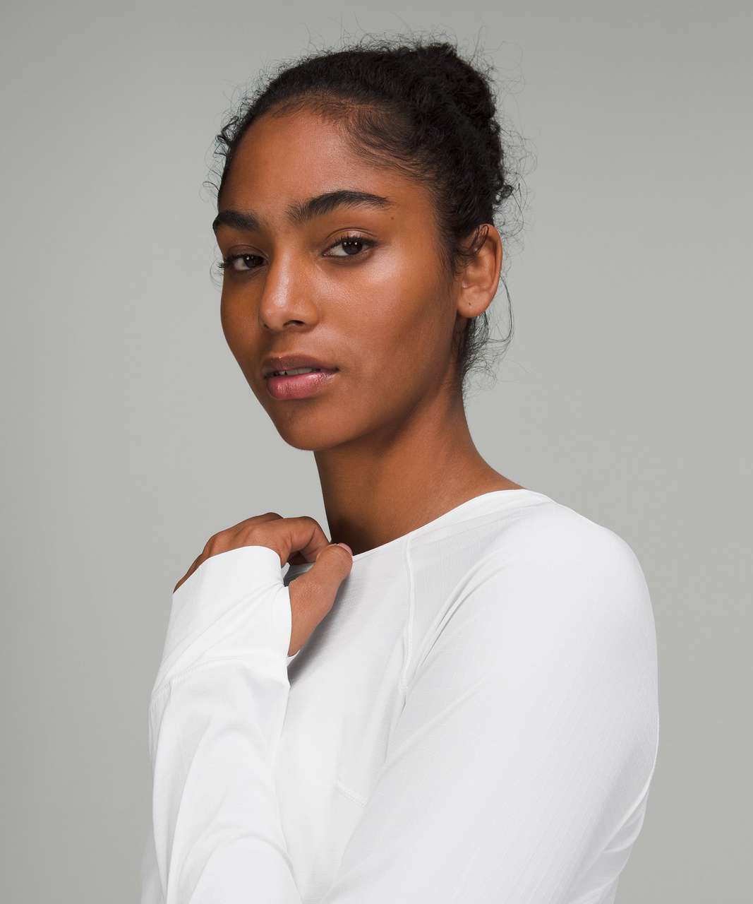 Lululemon Lightweight Stretch Running Long Sleeve Shirt - White - lulu ...