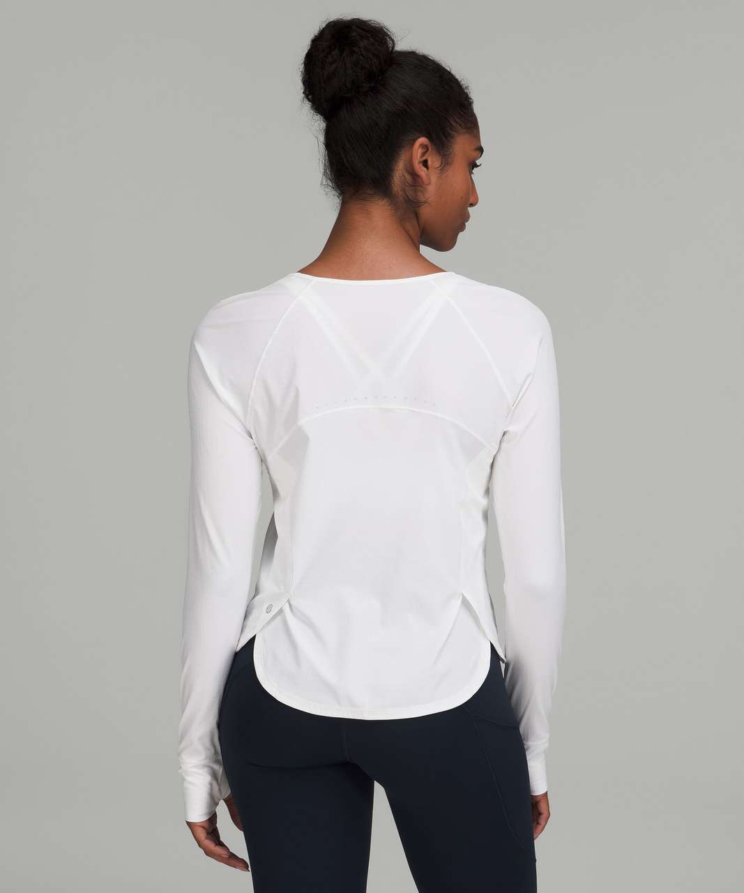 Lululemon Lightweight Stretch Running Long Sleeve Shirt - White