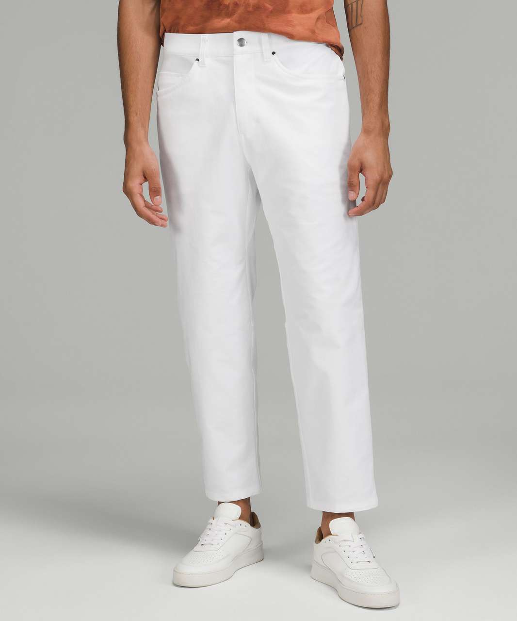 Lululemon ABC Relaxed-Fit Cropped Pant *Utilitech - White