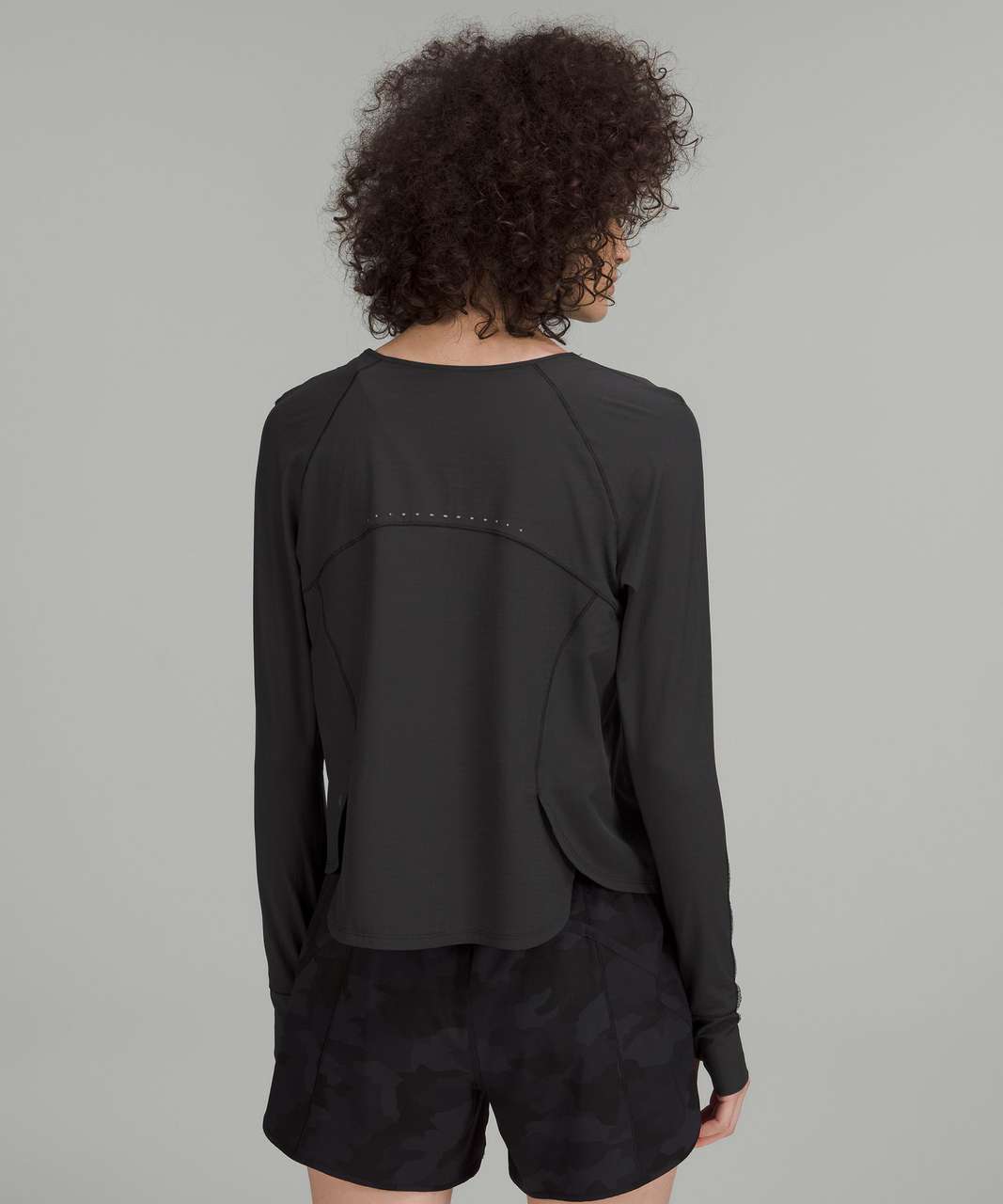 Lululemon Lightweight Stretch Running Long Sleeve Shirt - Black