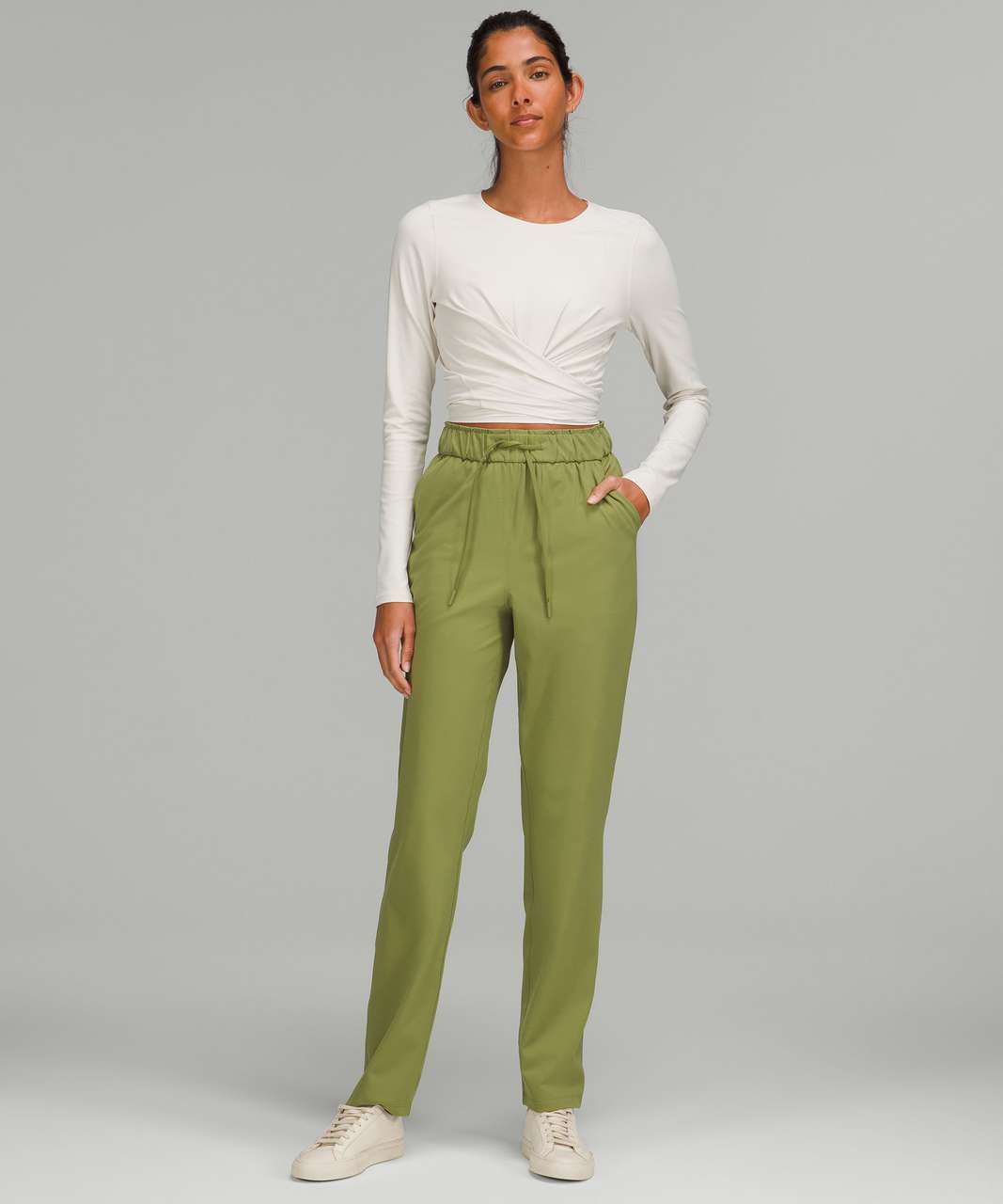 Lululemon Stretch High-Rise Pant - Bronze Green - lulu fanatics