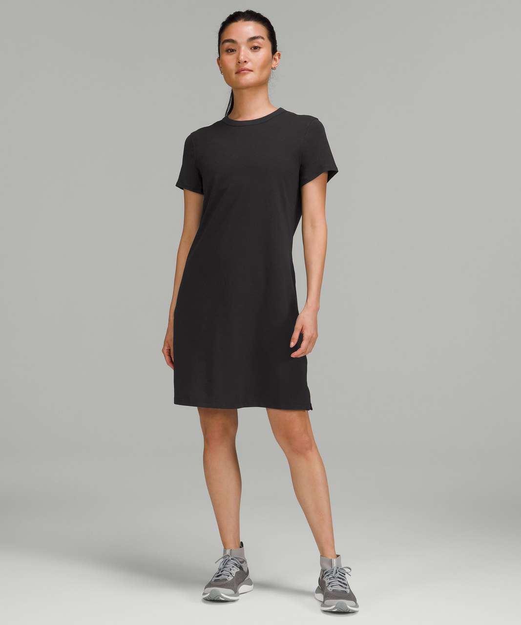 Lululemon athletica Cotton Wrap-Front T-Shirt Dress