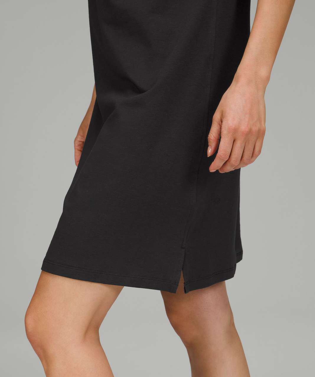 Lululemon Classic-Fit Cotton-Blend T-Shirt Dress - Black