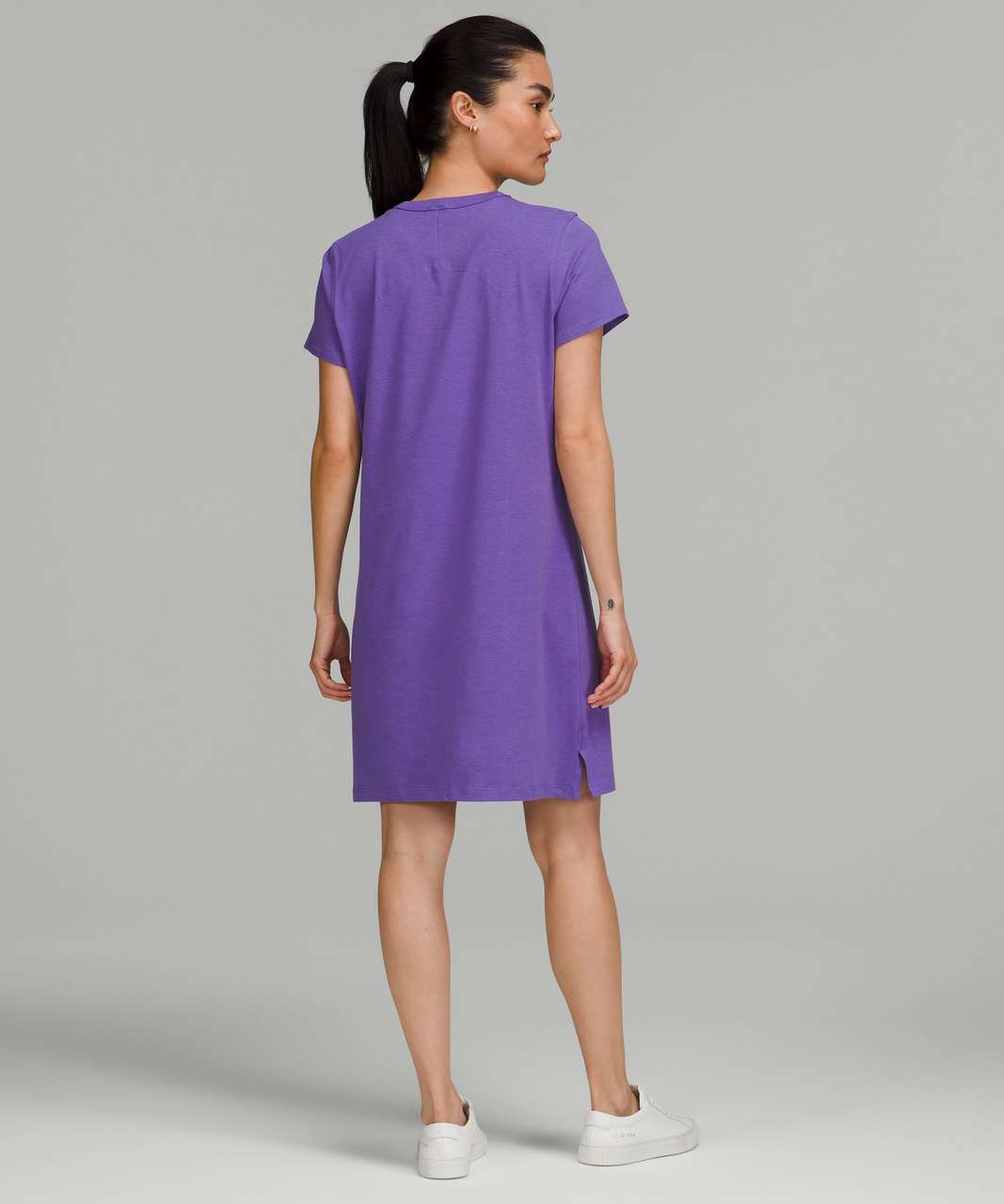 Lululemon Classic-Fit Cotton-Blend T-Shirt Dress - Charged Indigo