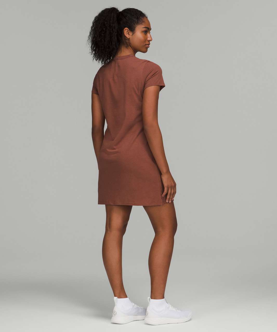 Lululemon Classic-Fit Cotton-Blend T-Shirt Dress - Ancient Copper