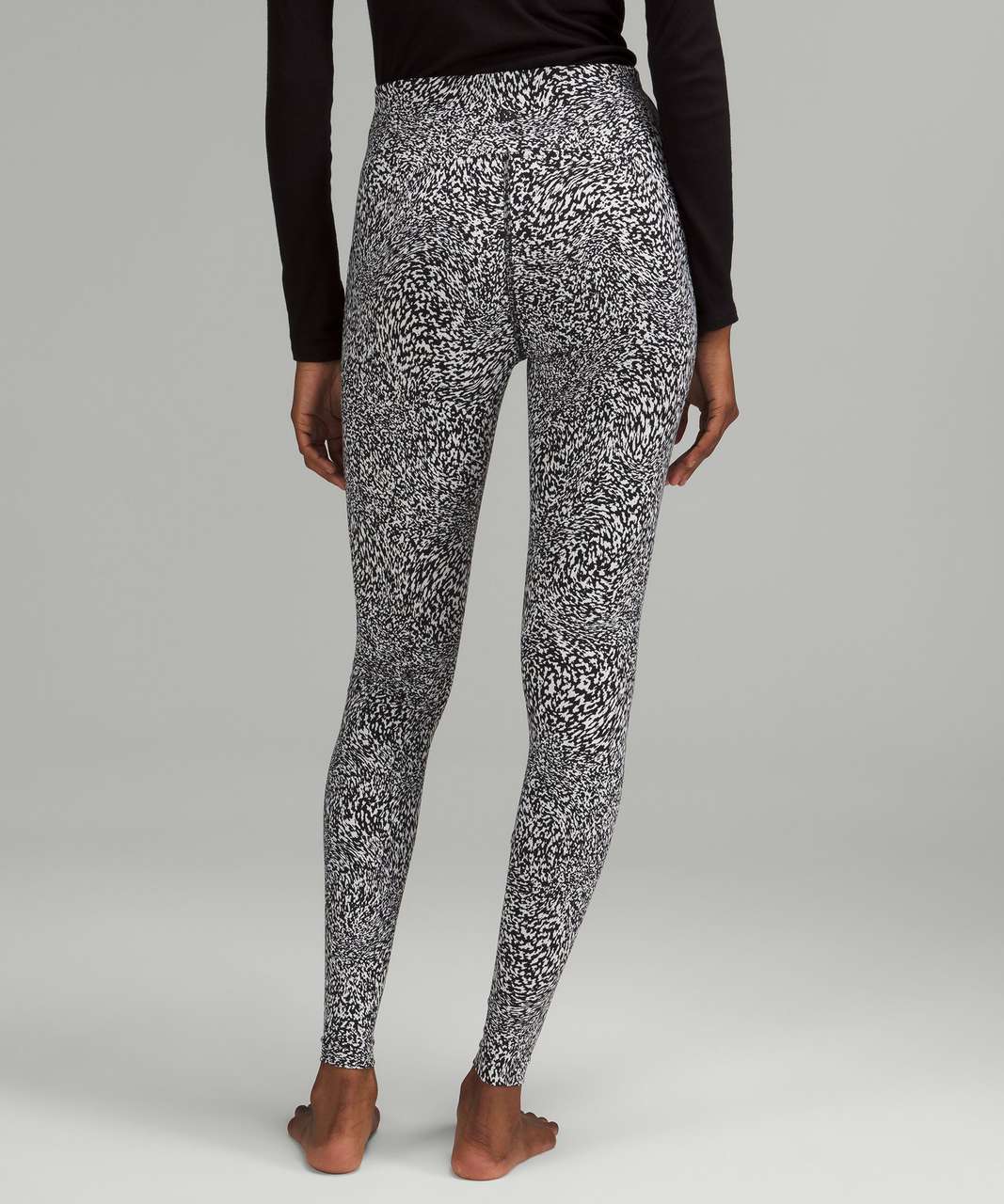 Lululemon Wild Twist 7/8 Tight *25 - Black / White / Magnet Grey - lulu  fanatics