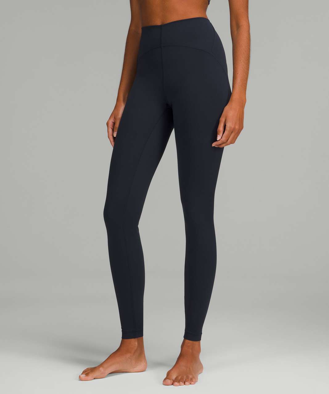 Lululemon Instill HR Tight 25” SmoothCover Fabric Size 4 True Navy TRNV  76654