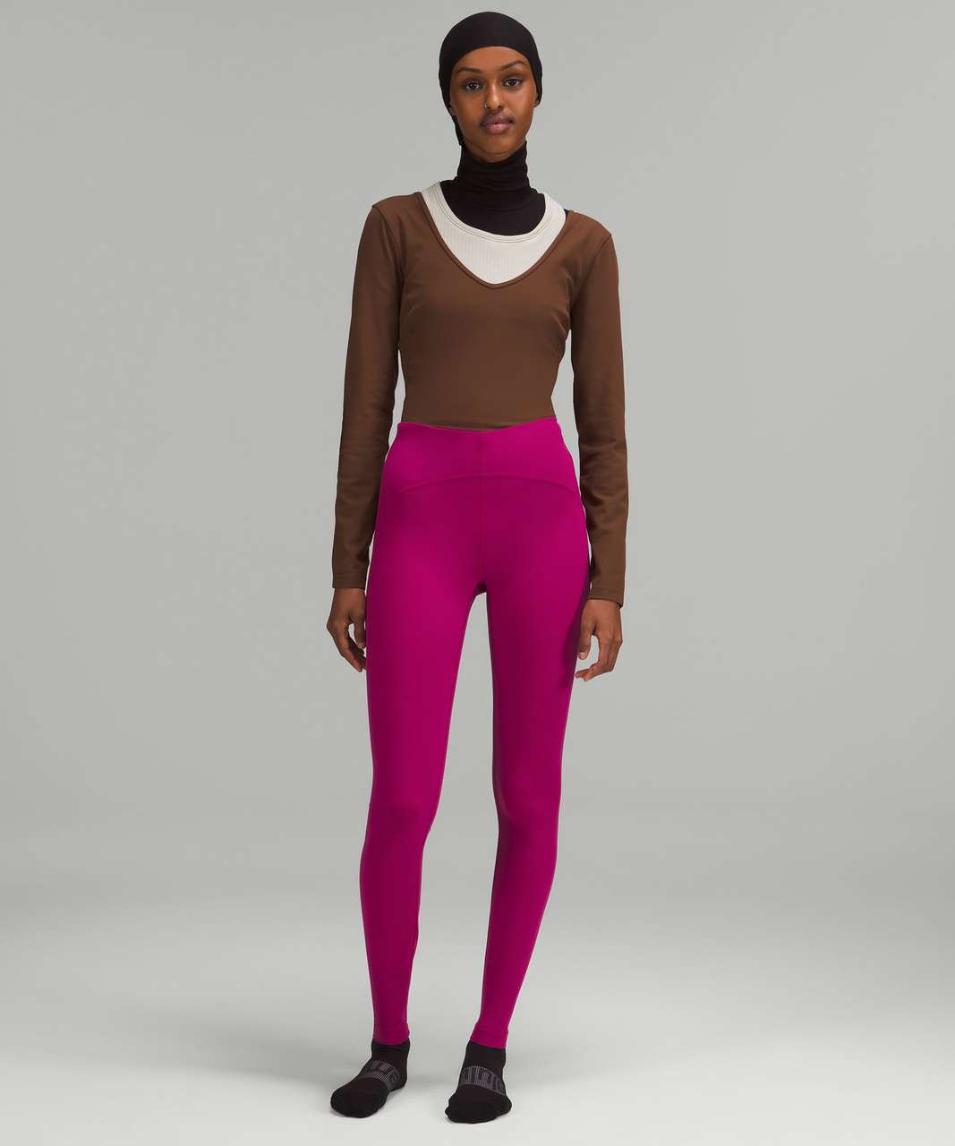 Lululemon InStill High-Rise Tight 25 Magenta Purple Size 10 - $59