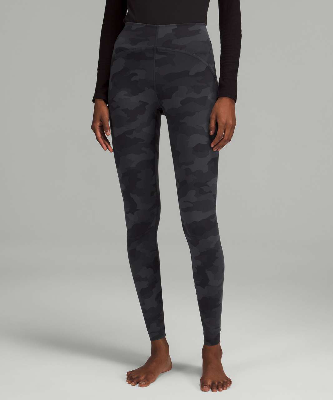 lululemon athletica, Pants & Jumpsuits, Lululemon Sheer Will Highrise  Tight 28 Camo In Graphite Grey