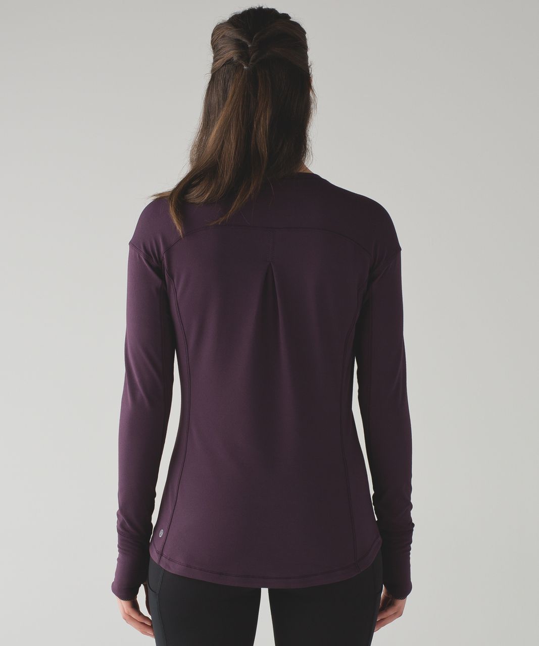 Lululemon Outrun Long Sleeve - Running Luon Suited Jacquard Arctic