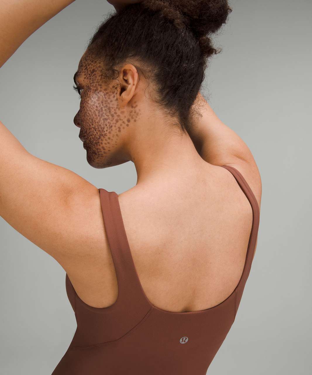 Lululemon Nulu and Mesh-Back Shelf-Bra Yoga Tank Top - Ancient Copper -  lulu fanatics