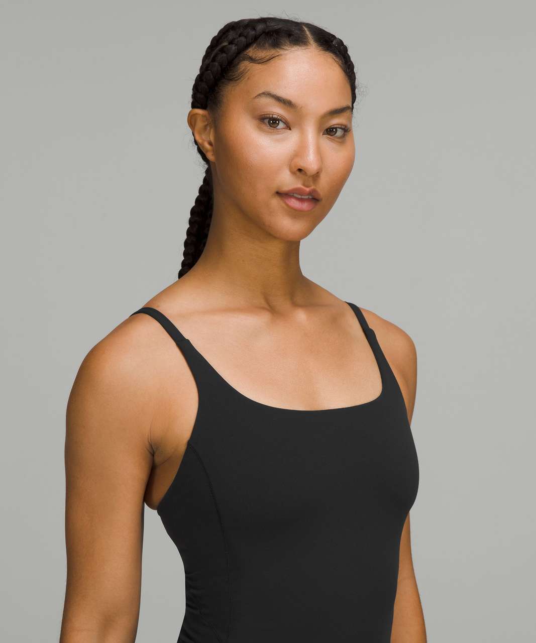 Lululemon Strappy Nulu Shelf Tank Top - Black