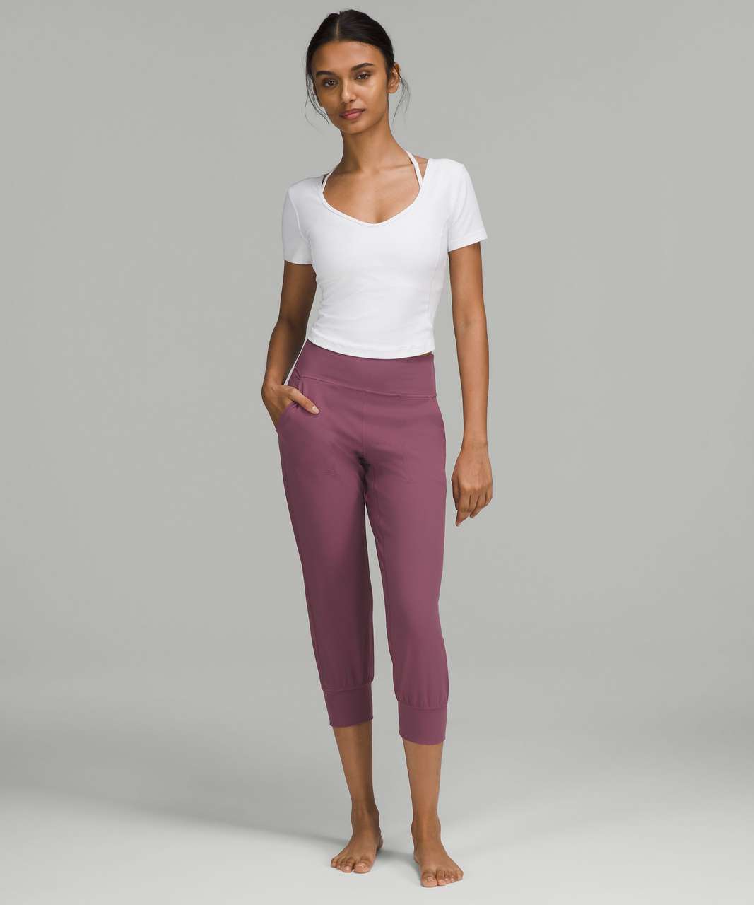 Lululemon Align Cropped Jogger - Vintage Plum