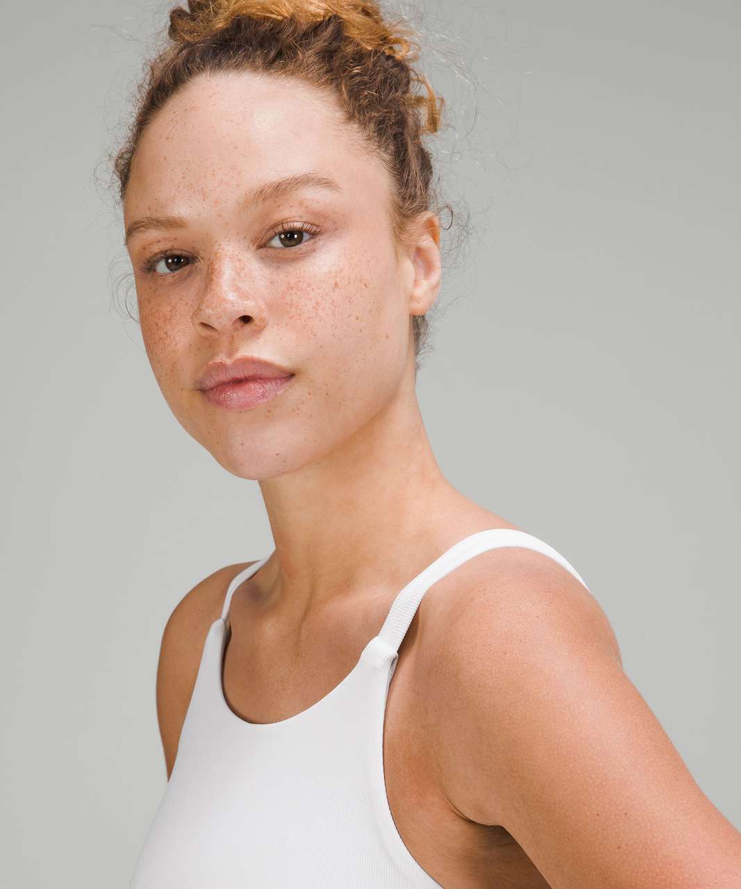 Lululemon Twist-back Low-impact Sports Bra In White