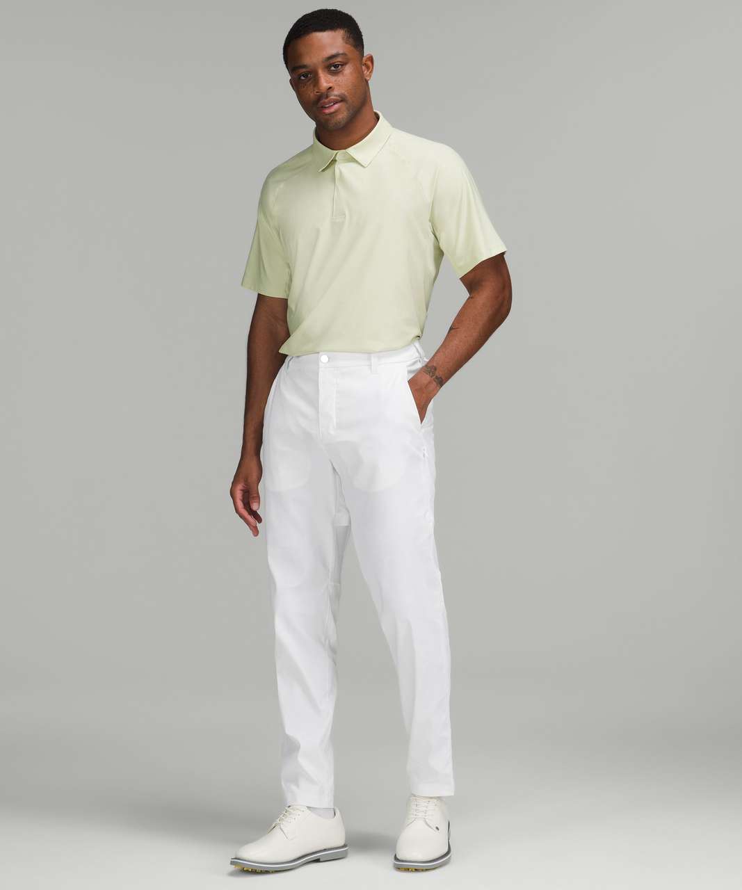 Lululemon Commission Golf Pant - White - lulu fanatics