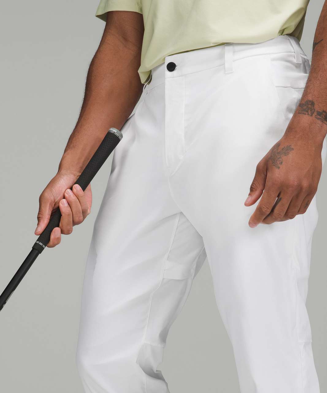 Men's Grand Slam Classic-Fit DriFlow Double-Pleated Expandable Waistband  Performance Golf Pants