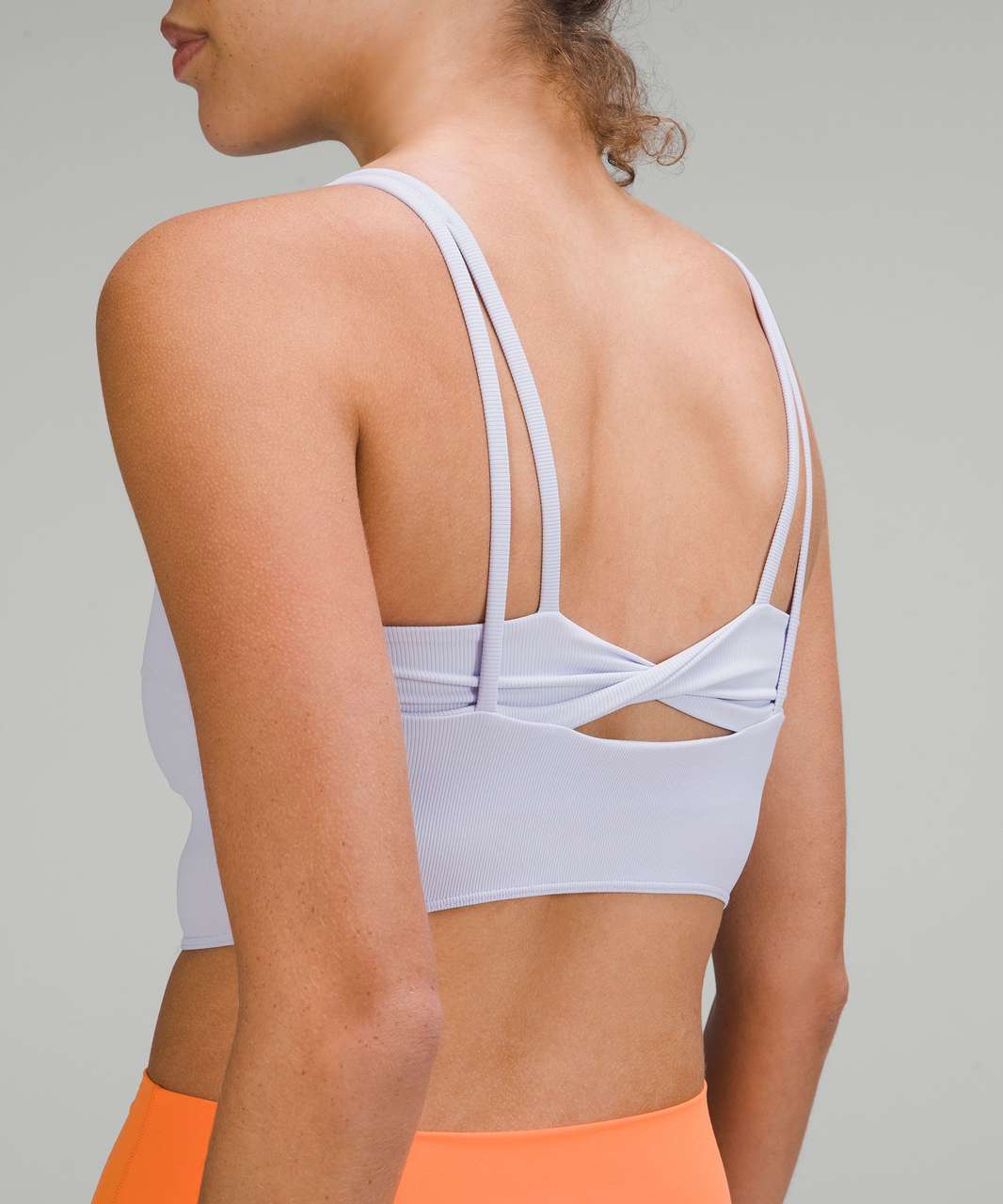 Lululemon Twist Bra Long Line - Black - lulu fanatics