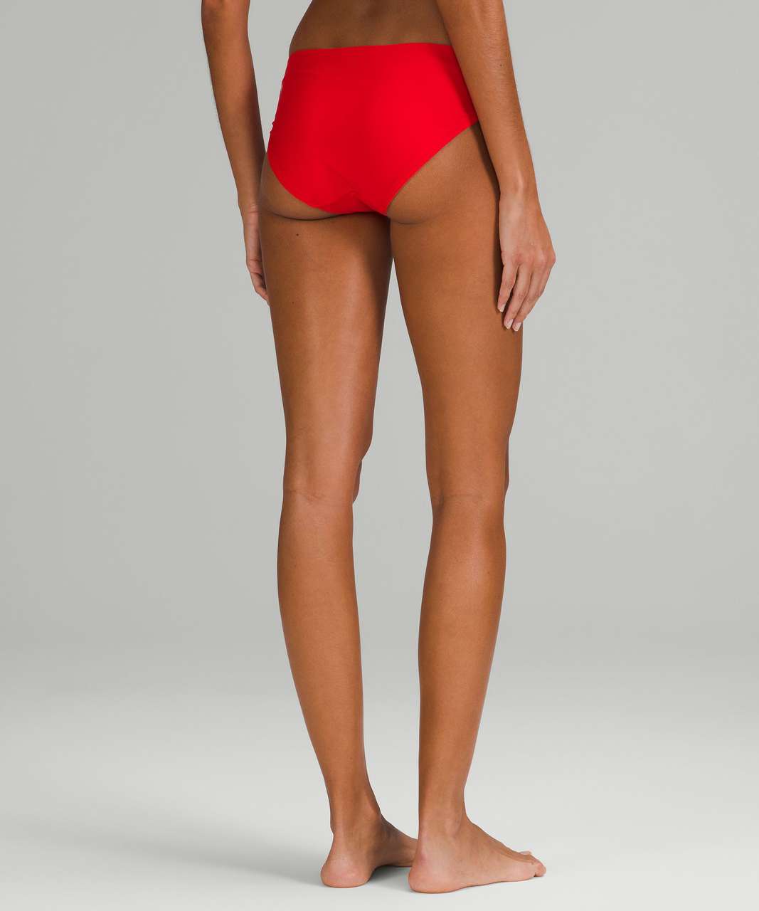 Lululemon Waterside Mid-Rise Swim Bottom *Medium Bum Coverage - True Red