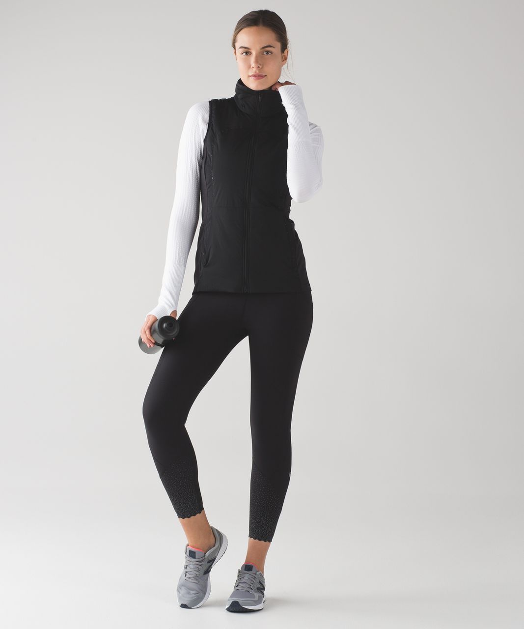 Lululemon Tight Stuff Tight II Chakra Print Alpine White Black