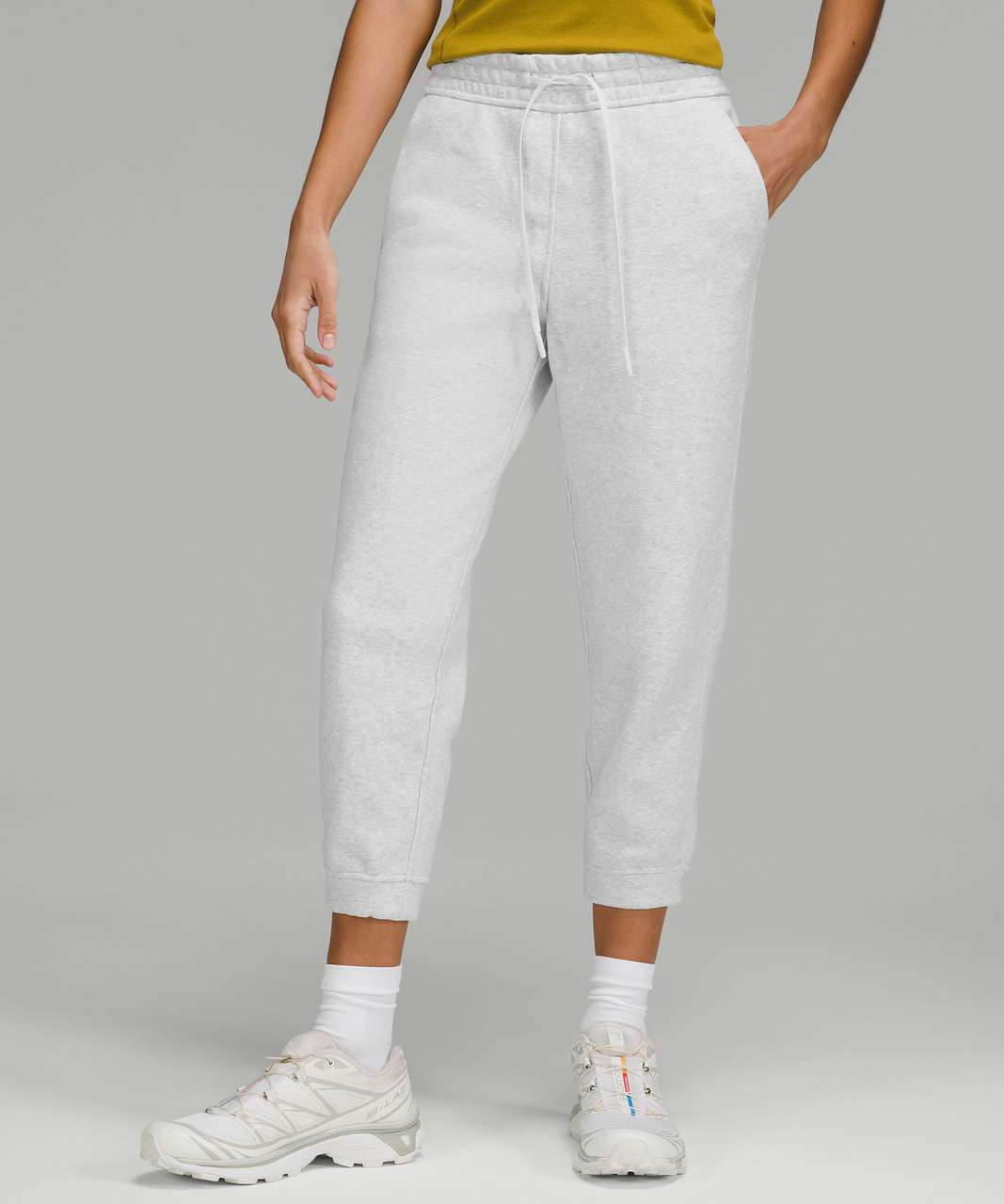 Lululemon Loungeful High-Rise Cropped Jogger - Heathered Core Ultra ...