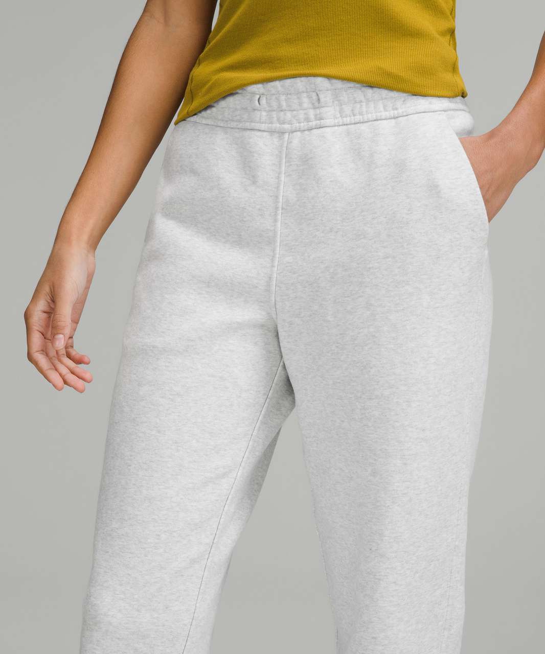 Lululemon Loungeful High-Rise Cropped Jogger - Heathered Core Ultra Light Grey