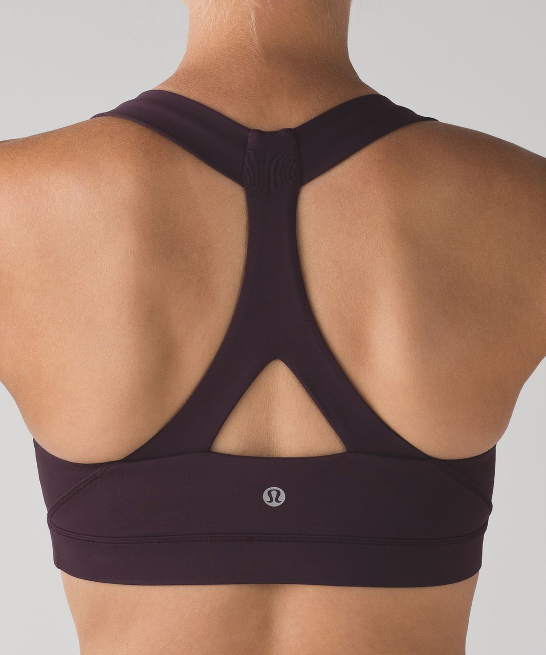 Lululemon Fast Lane Bra - Black Cherry