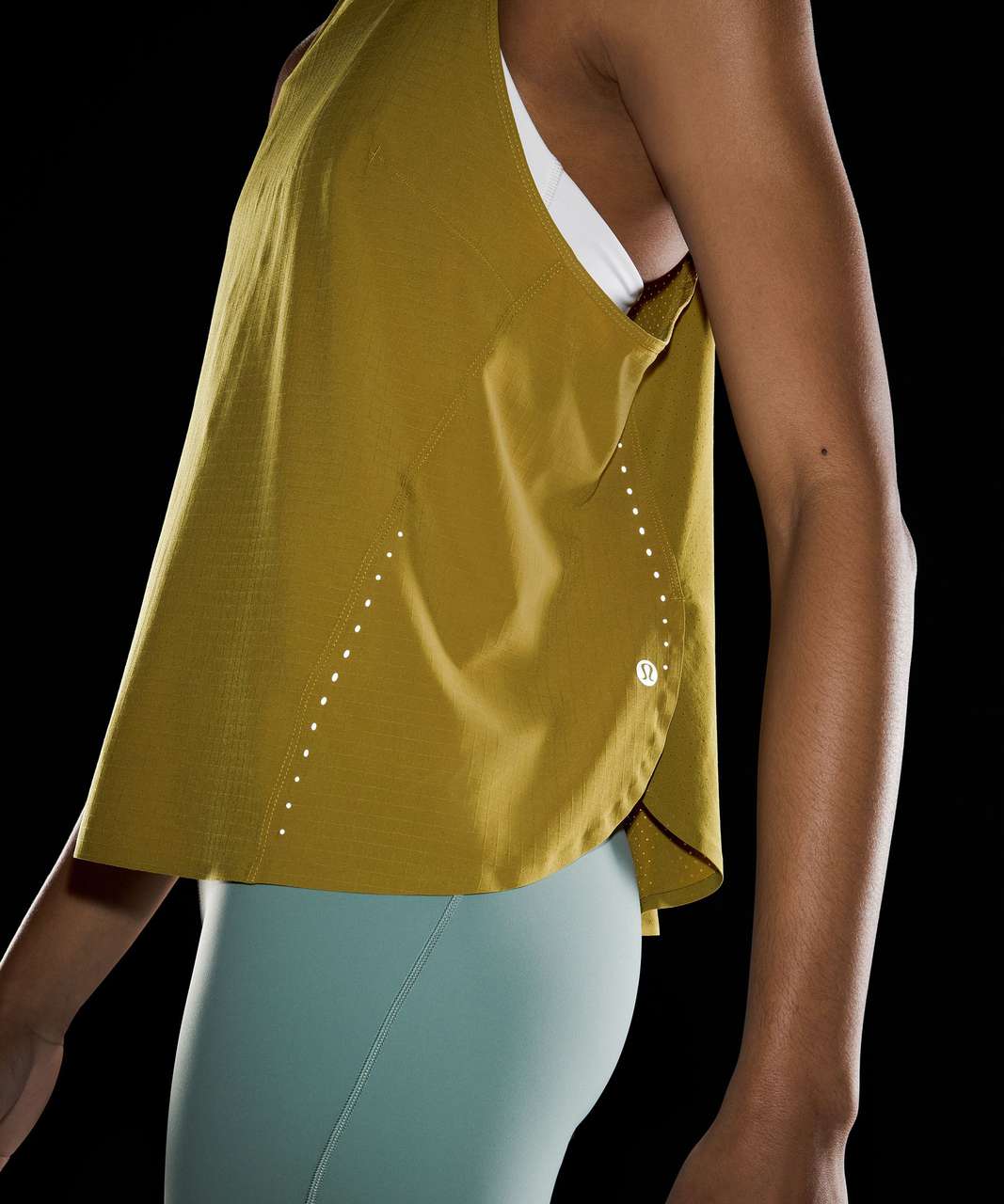 Run for the Bling Tank Top: YELLOW