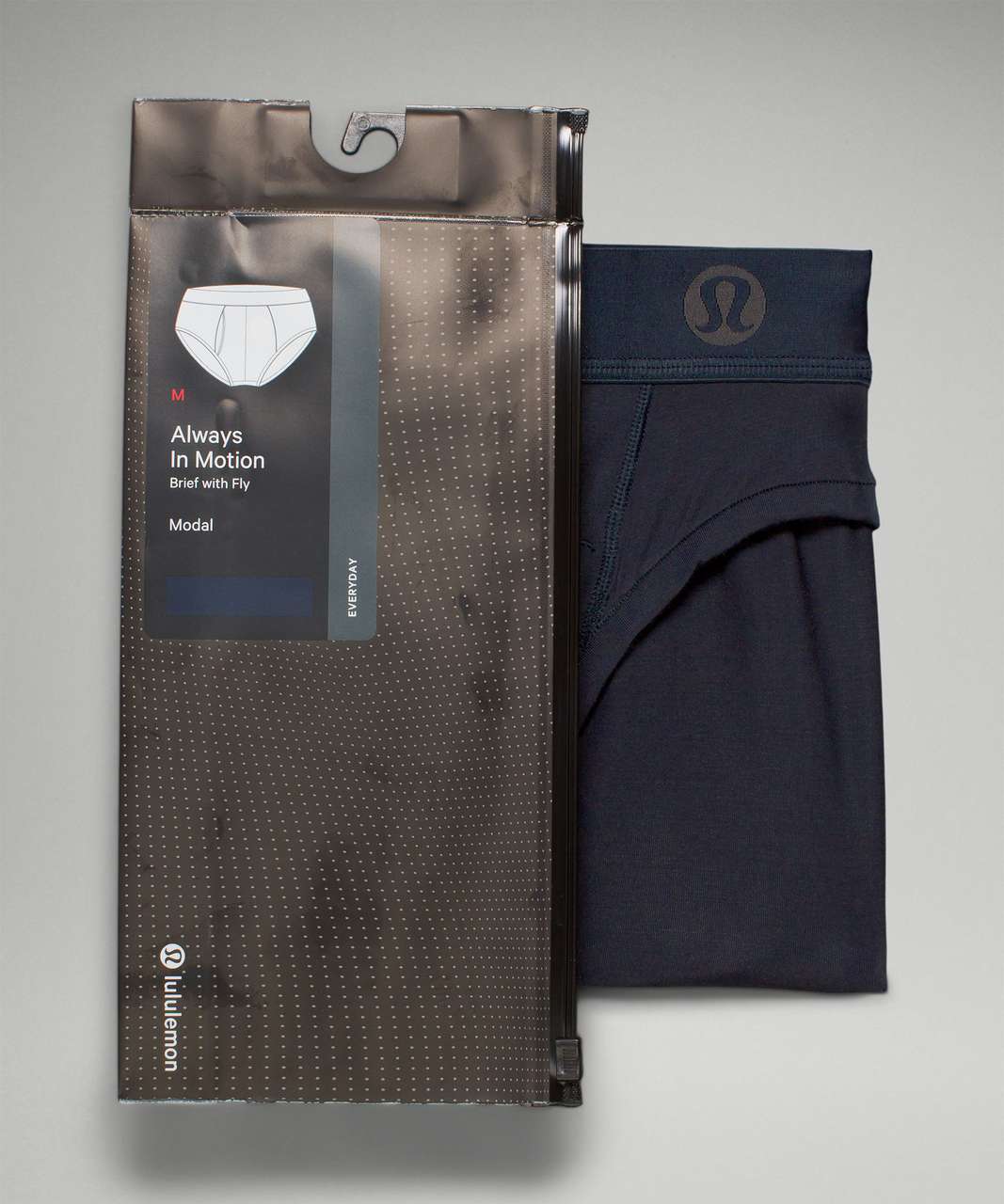 Lululemon Men's Always In Motion 5 Boxer Underwear Colour Navy Blue Size  M/L