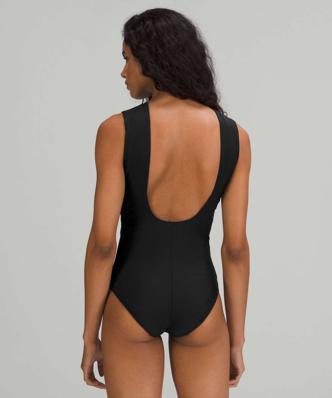 Lululemon Waterside High-Neck One-Piece Swimsuit *Medium Bum Coverage -  True Red - lulu fanatics