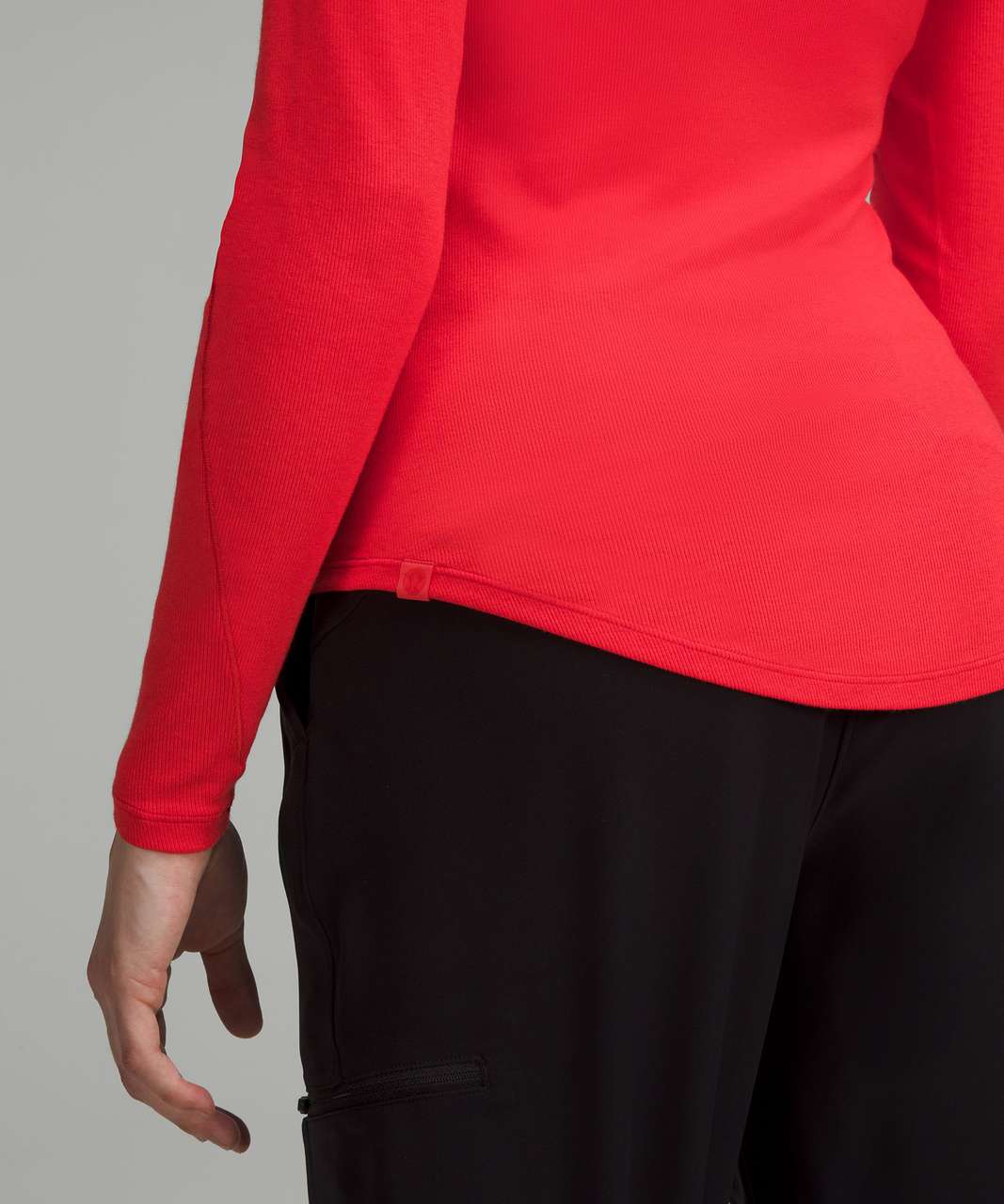 Lululemon Hold Tight Long Sleeve Shirt - Love Red - lulu fanatics