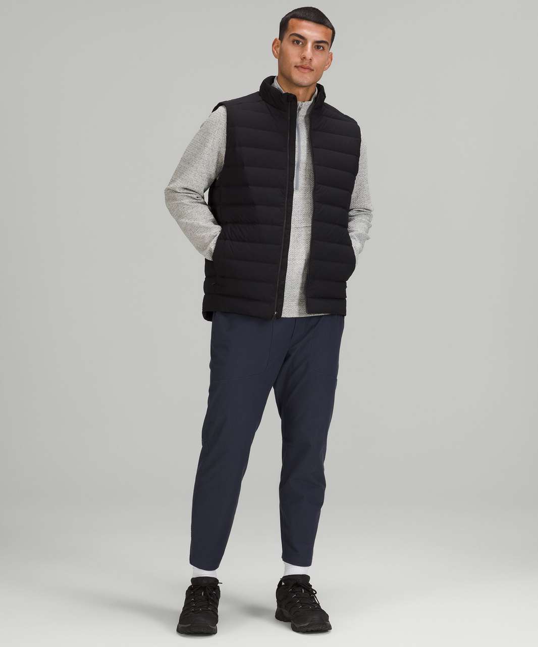 Lululemon Navigation Stretch Down Vest - Black - lulu fanatics