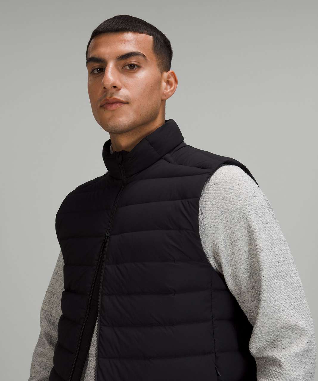 Lululemon Navigation Stretch Down Vest - Black - lulu fanatics