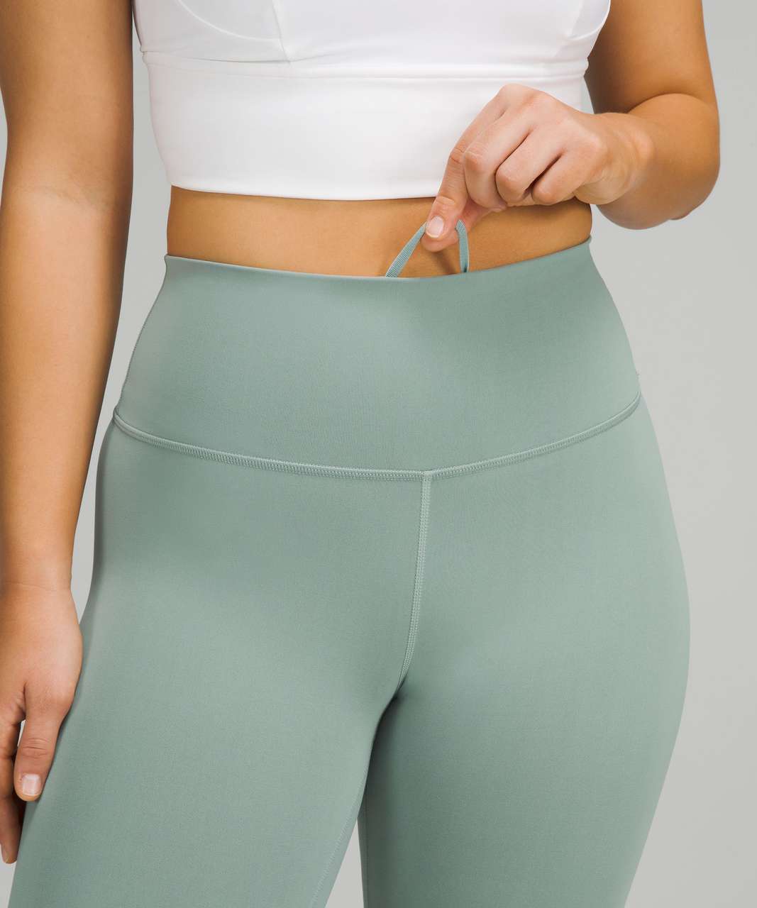 Lululemon Wunder Train Contour Fit High-Rise Crop 23 - Misty