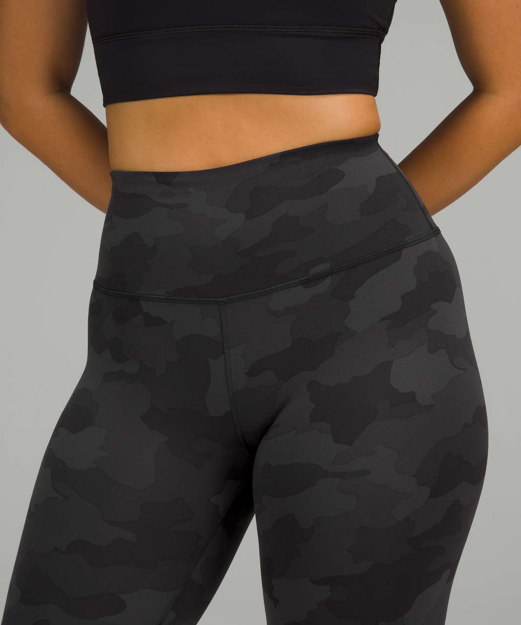 Lululemon Align Crop 23 - Heritage 365 Camo Brown Earth Multi - lulu  fanatics