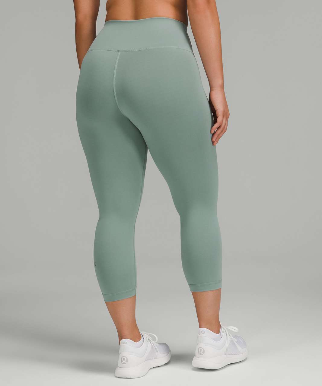 Lululemon Wunder Train HR Crop 23 Size 8 - Olive Green