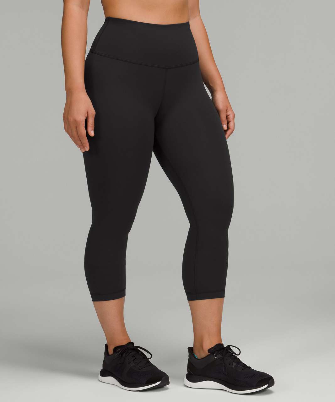 Lululemon Wunder Train High-Rise Crop 21 - Black - lulu fanatics