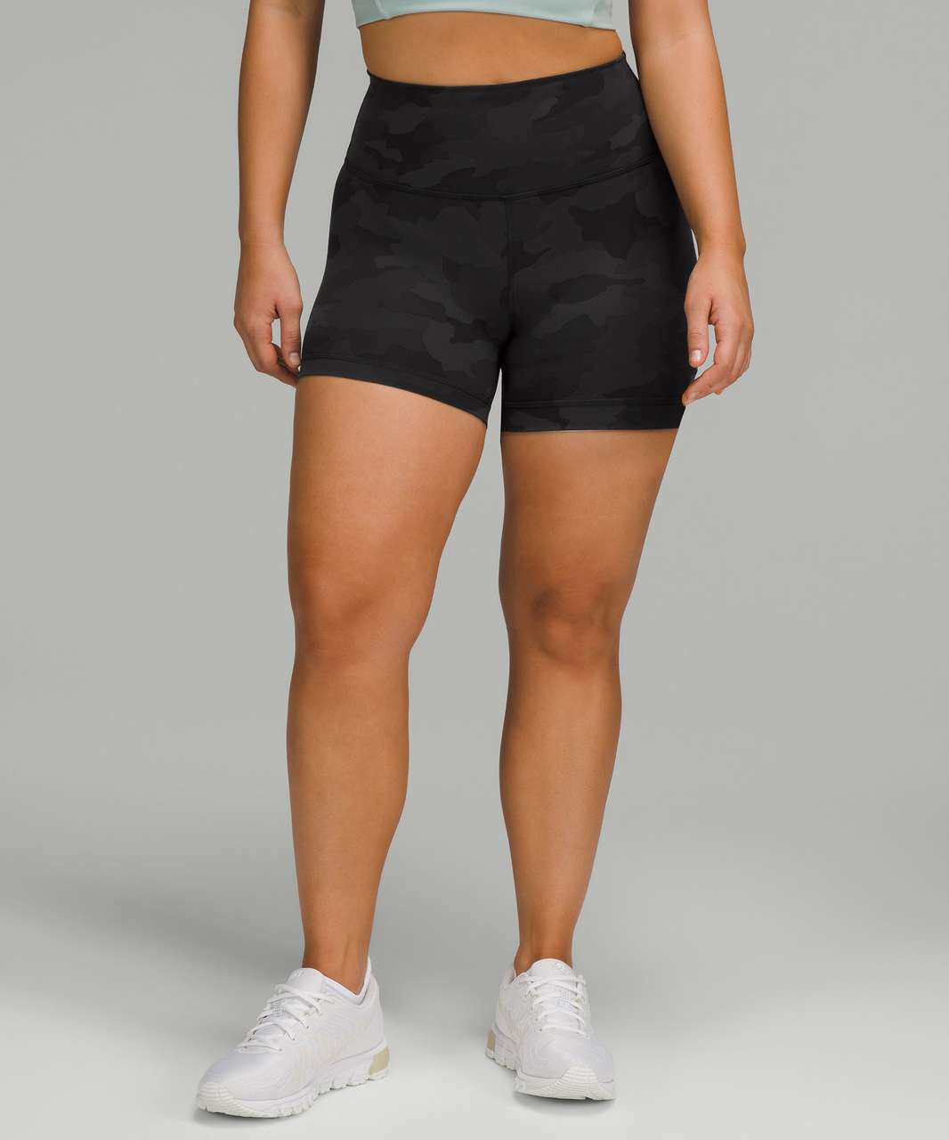 Lululemon Wunder Train High-Rise Short 4 - Heritage 365 Camo Deep Coal  Multi (First Release) - lulu fanatics