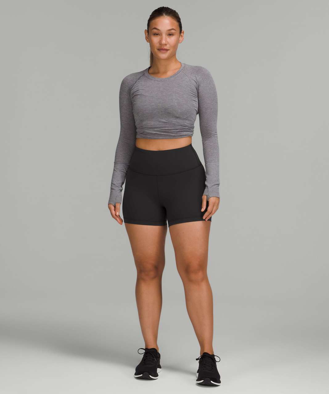 Lululemon Wunder Train Contour Fit High-Rise Short 4 - Black - lulu  fanatics