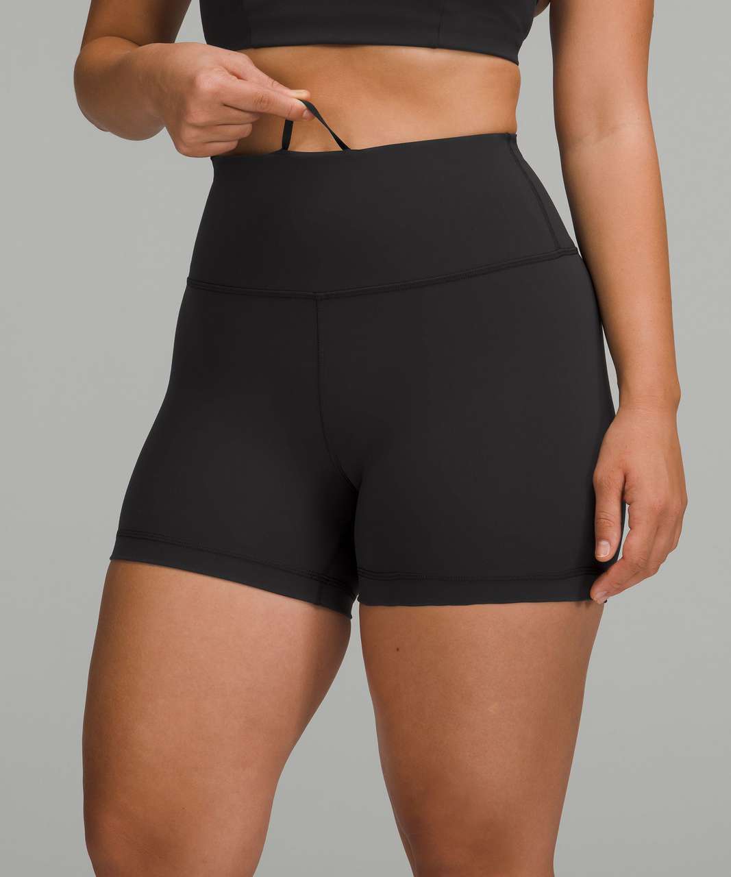 Lululemon Wunder Train Contour Fit High-Rise Short 4" - Black