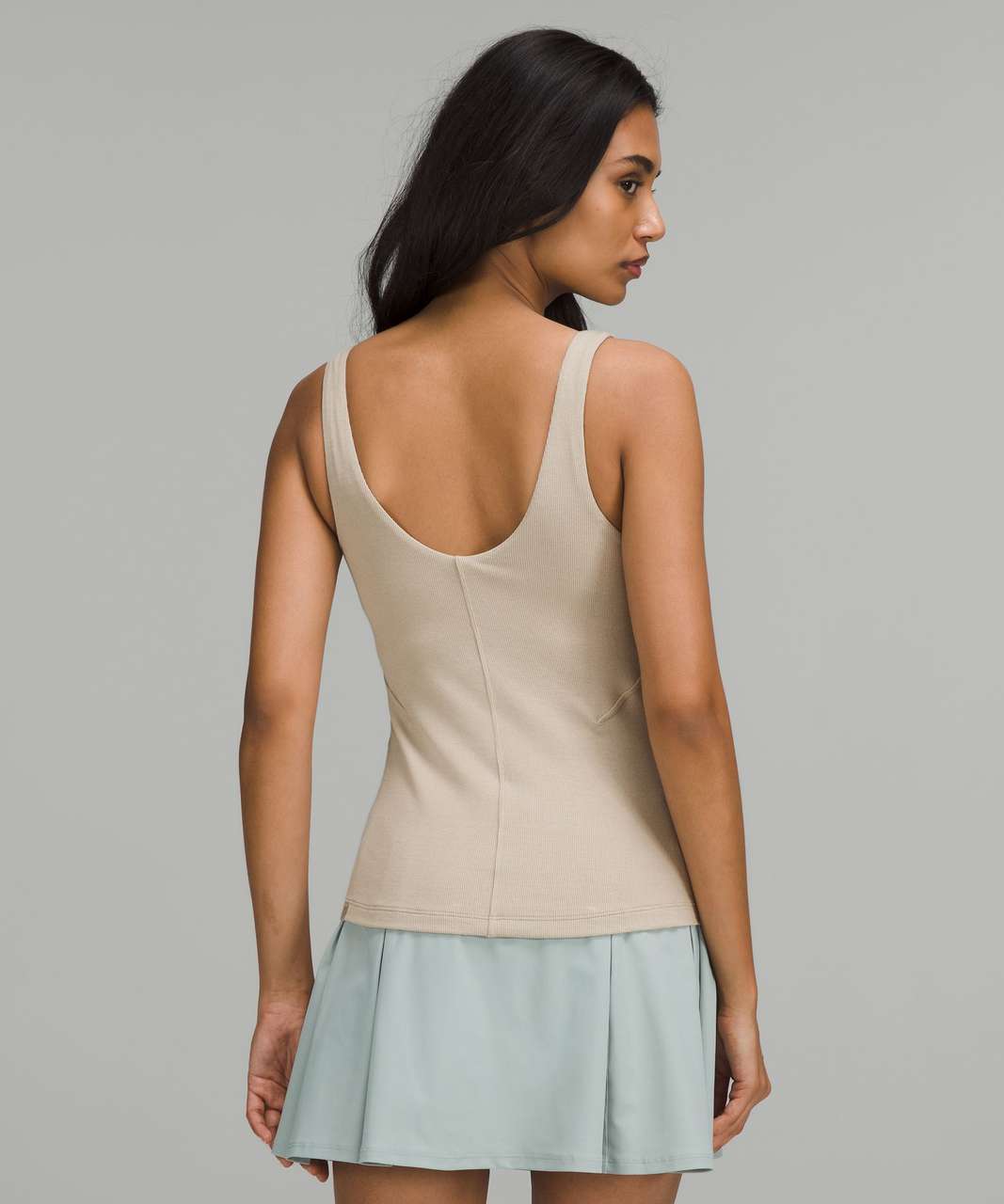 Lululemon Ribbed Micro-Modal Tank Top - Raw Linen