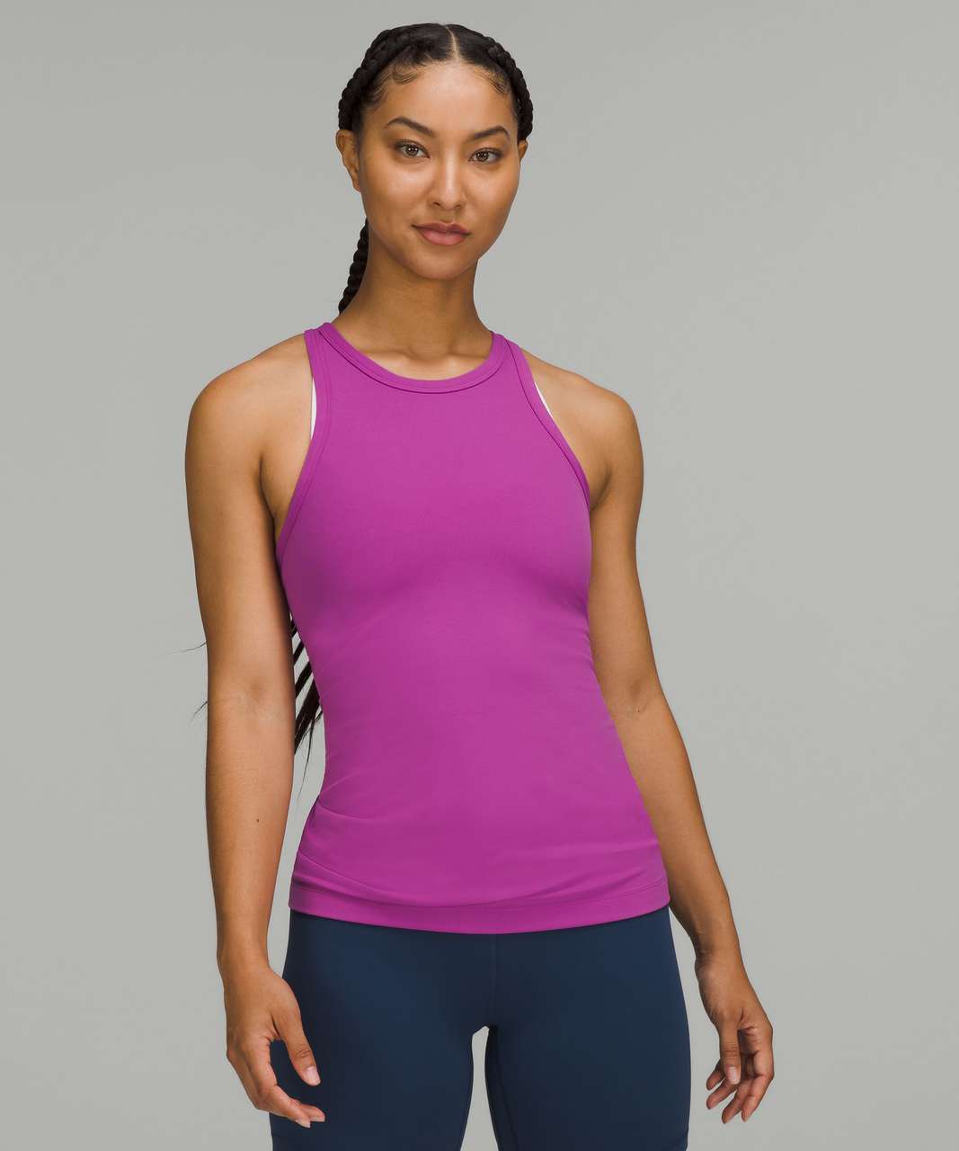 Clover Print Plum Pleated Tank Top – Glitch Cupids