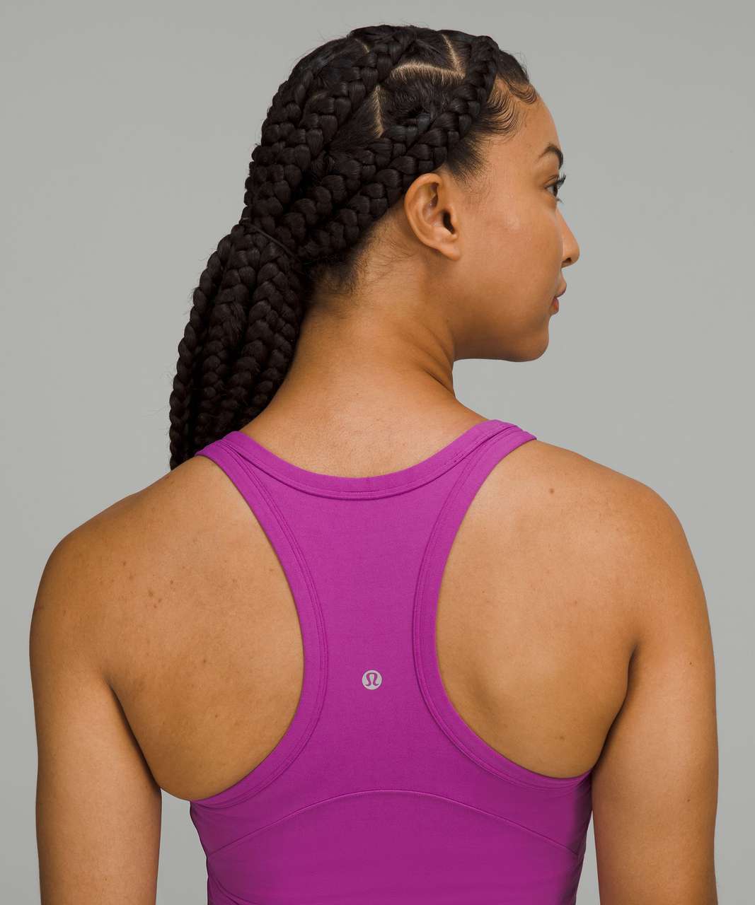 Lululemon Align High Neck Tank Nulu Size 6 C/D cup Magenta Purple MGPR  06031