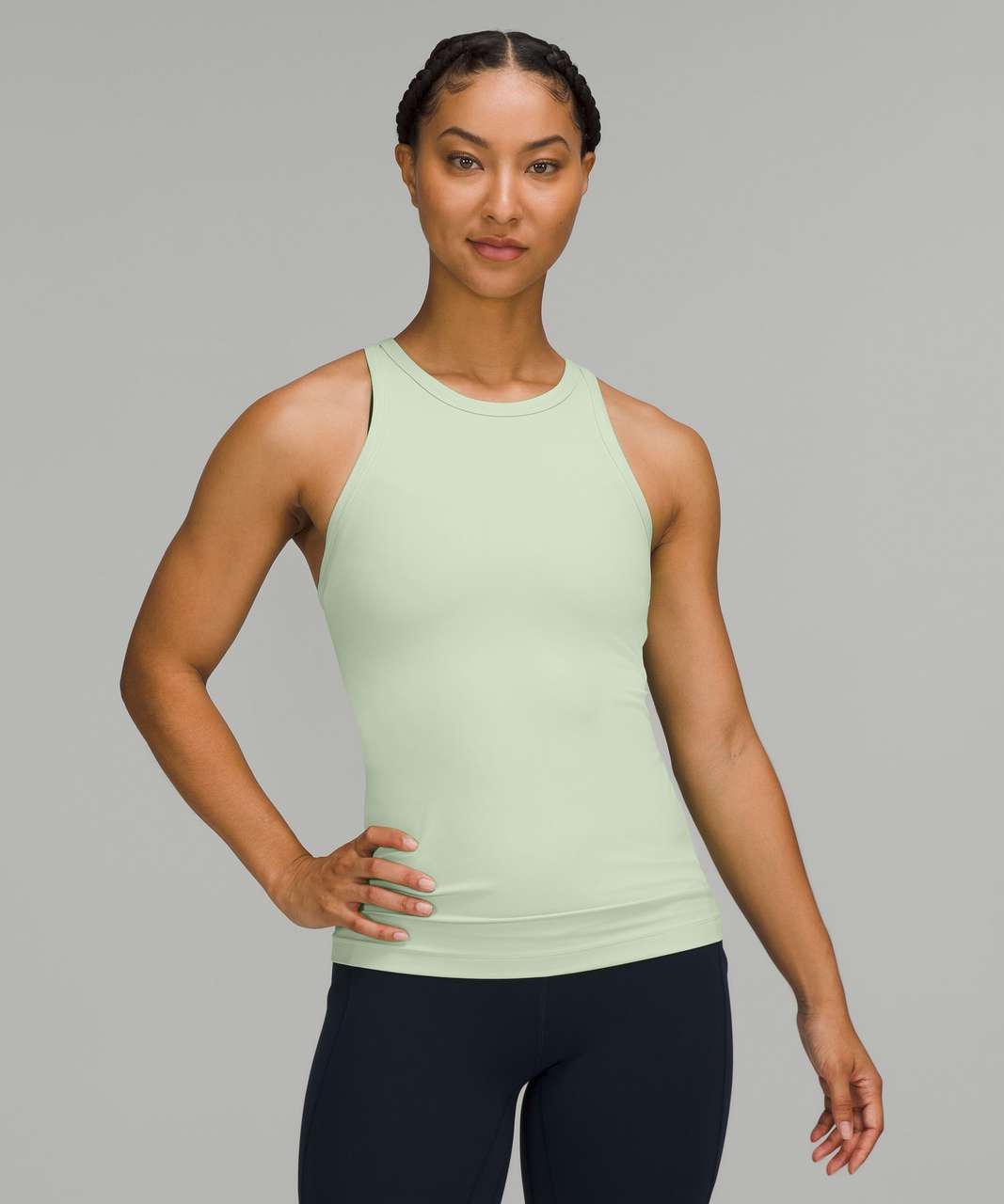 Lululemon lululemon Align™ Hip-Length Racerback Tank Top - Creamy Mint